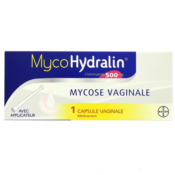 MycoHydralin 500 mg - boite de 1 comprimé vaginal