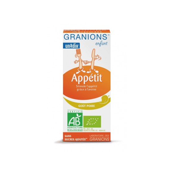 شراب الكمثرى Granions Child Appetite - مكمل غذائي 125 مل