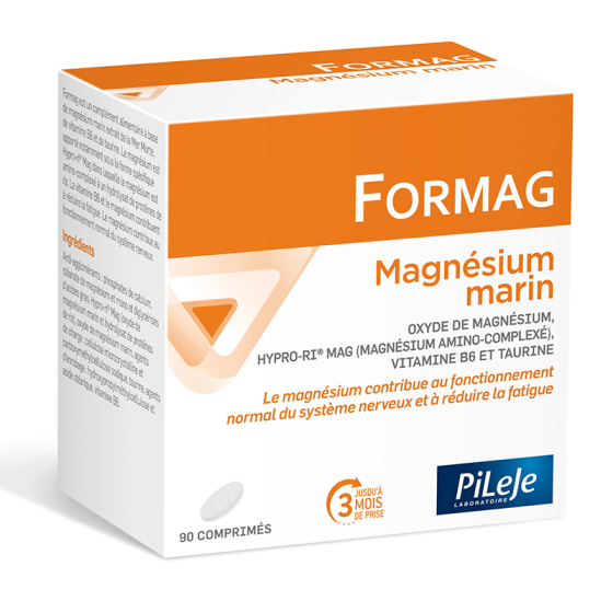 Pileje Formag 90 أقراص - مكمل مغنيسيوم - للجهاز العصبي