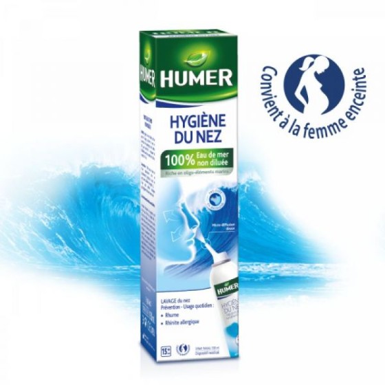 Humer Spray Nasal quotidien solution saline 100ml - Easypara