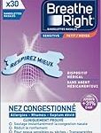 Comparatif des meilleures bandes nasales Breathe Right : le secret d'une respiration facilitée